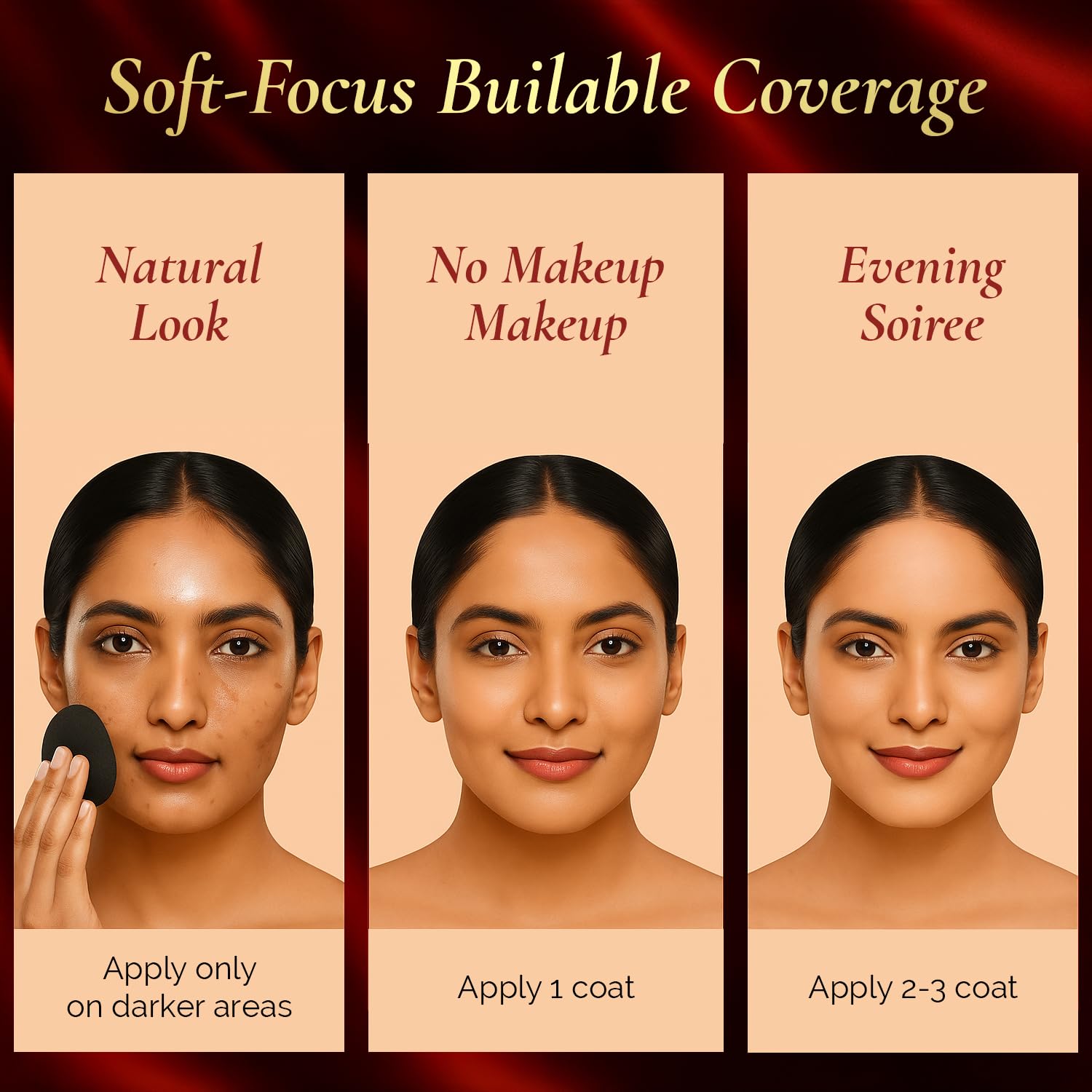 FACES CANADA 3in1 Hydra Matte Compact Powder - Beige 02, 9g | Foundation + Moisturizer + Sunscreen SPF 15 | Mattifying | Controls Oil & Sweat | Conceals Dark Spots & Acne Scars | Buildable Coverage | Lightweight