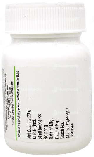 Dr Willmar Schwabe India Homoeopathic Glycyrrhiza Glabra 1X Tablets (20gm) for Allergic Rhinitis Cough