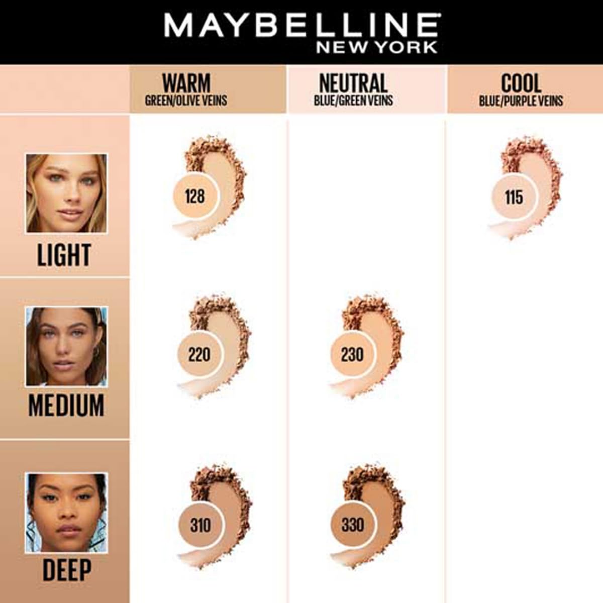 Maybelline New York fit me matte poreless up to 16H oilcontrol powder SPF32PA+++230 6G.