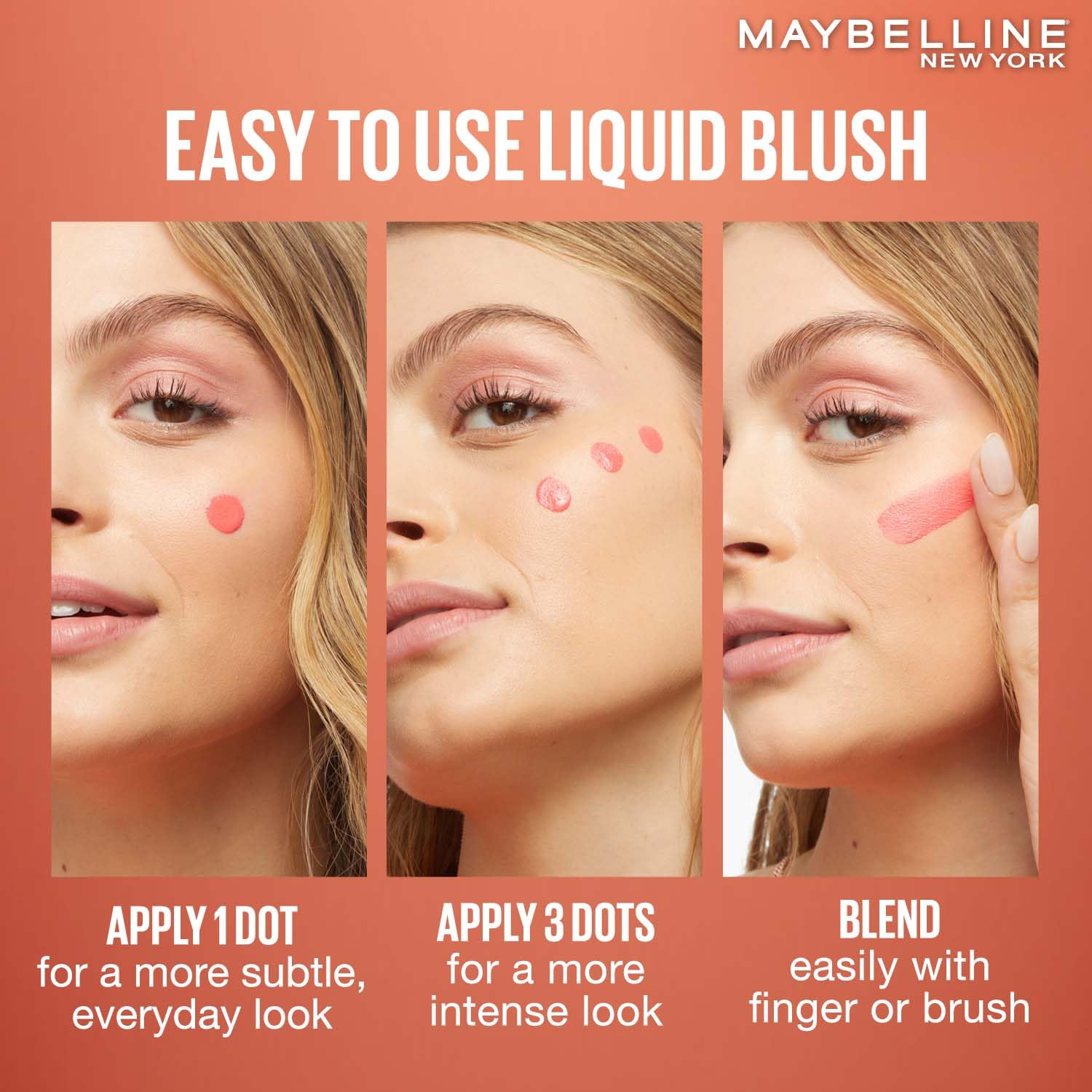 Maybelline New York Sunkisser Hazy Matte Blush, 12H Liquid Blush, Pink mirage, 30, 4.7 ml