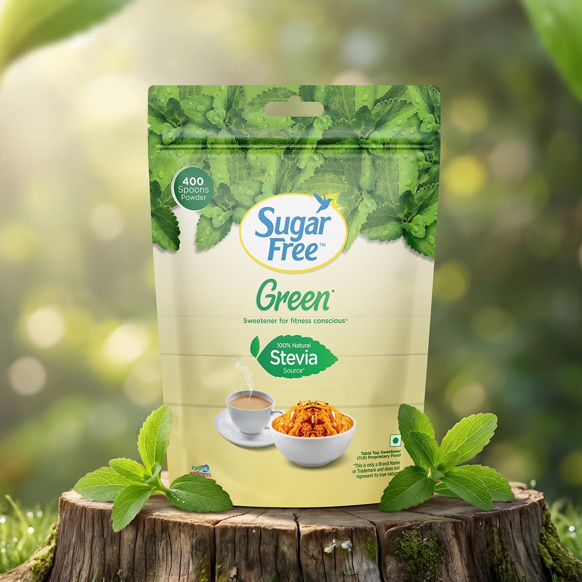 Sugar Free Green Stevia Pouch 400 g