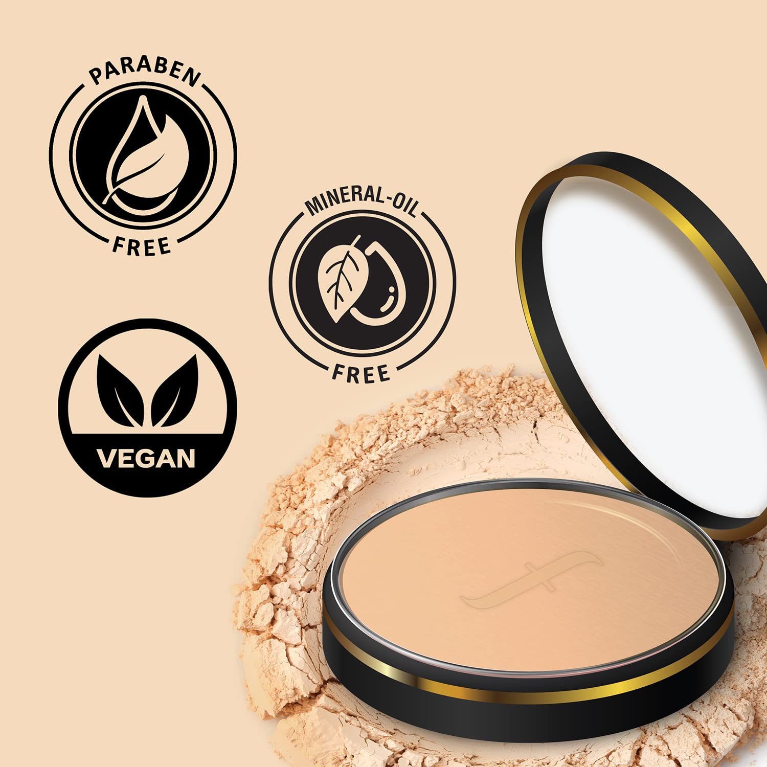 FACESCANADA Banana Compact Powder For All Skin Types 9G|8Hr Oil Control Complexion Enhancer|Smooth Matte HD Finish|Translucent Powder Sets Makeup|Blurs&Conceals|Radiant Flawless Skin|Vitamin C,Cream