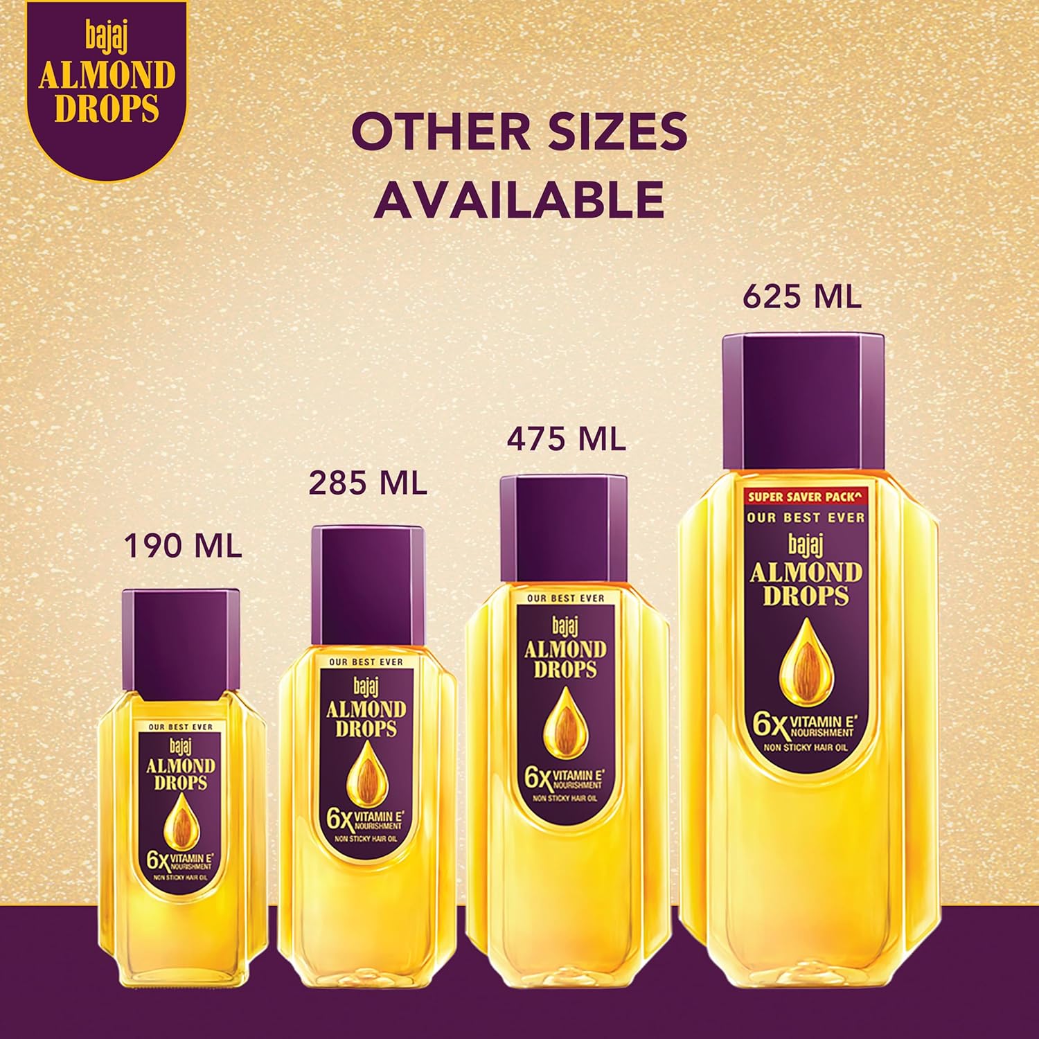 Bajaj Almond Drops Hair Oil, 350ml