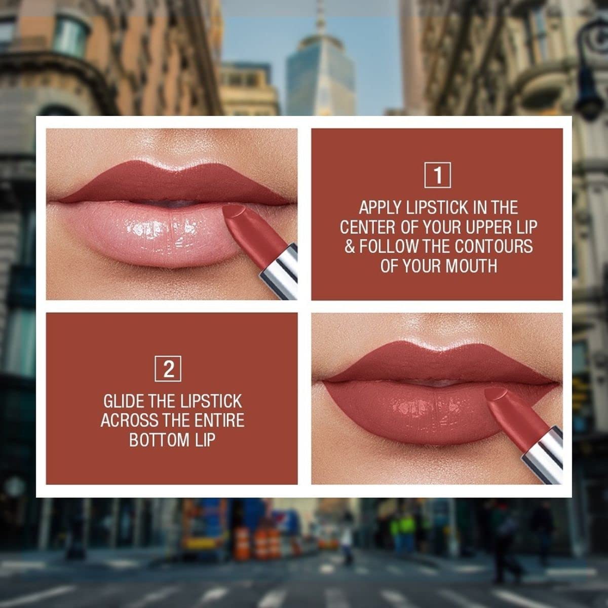 Maybelline New York Color Sensational Creamy Matte Lipstick lasts up to 12 Hours, Hydrate Lips, Creamy Lipstick with Shea Butter, Available in 42 different Shades - 673 Midtown Pink, 3.9g