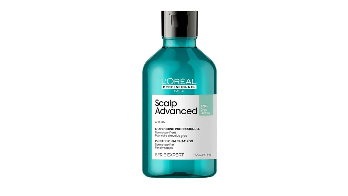 LOreal Paris Professionnel Scalp Advanced Anti-Oiliness Dermo-Purifier Shampoo Absolut Repair Professional Hair Mask - Combo 300ml + 250ml
