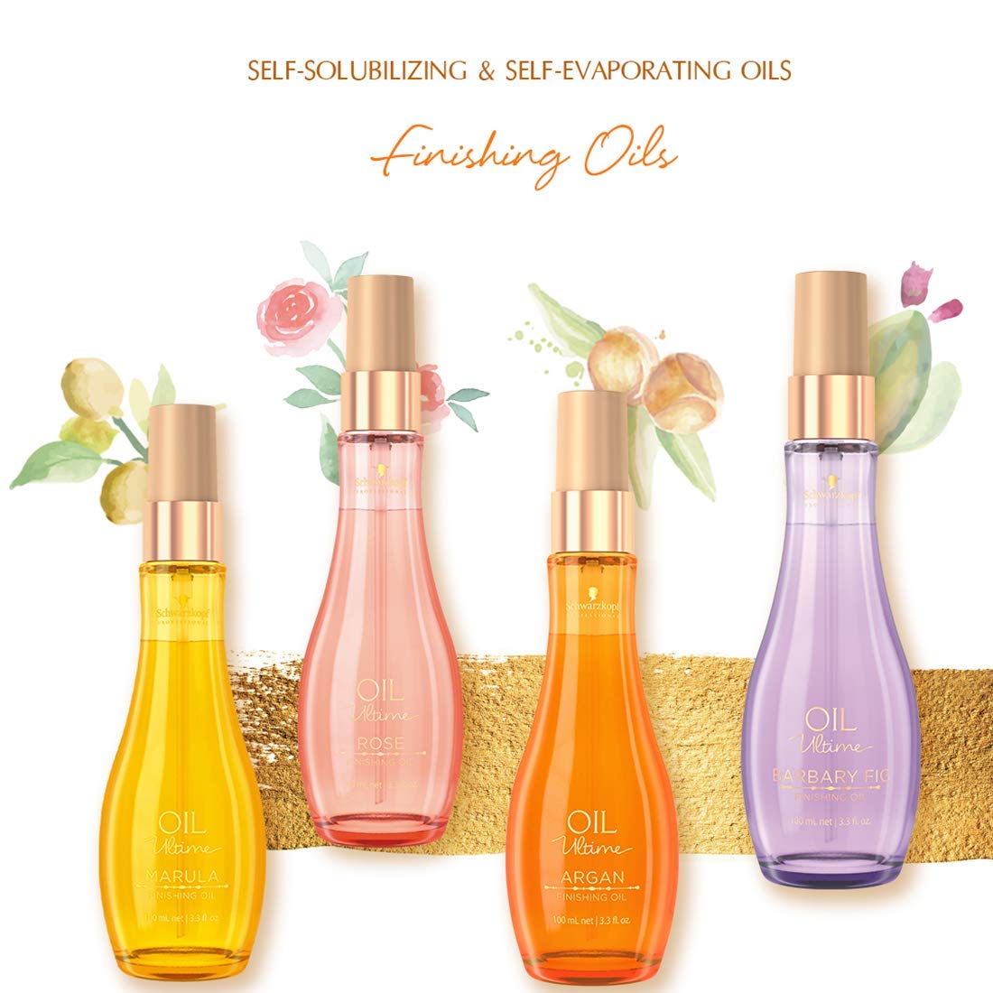 Schwarzkopf Professional Oil Ultime Argan Finishing Oil | For Medium to Coarse Hair | 100ml
