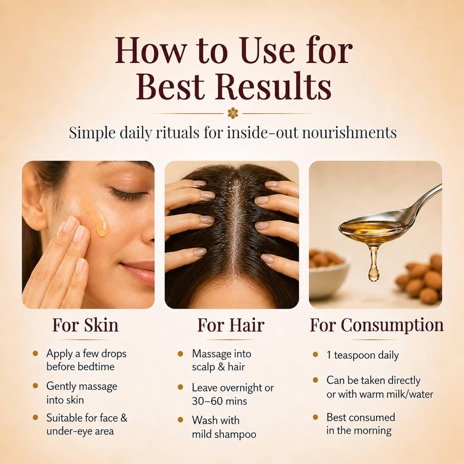 Vansaar 45+ Rogan Badam Oil - 100ml