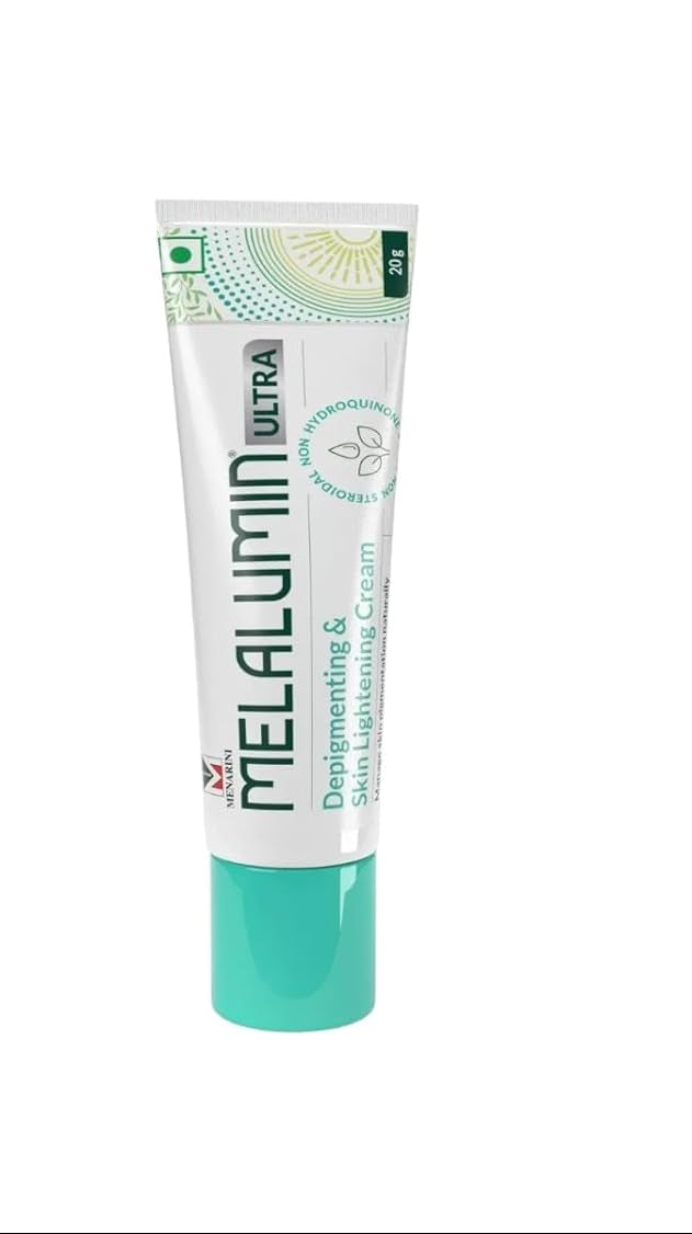 Melalumn Ultra Advanced Depigmenting - Fastest Skin Lightening cream and Radiance-Enhancing Cream with Niacinamide, Glycolic Acid, Kojic Acid, and Arbutin for Hyperpigmentation Treatment and Even Skin Tone, 20g
