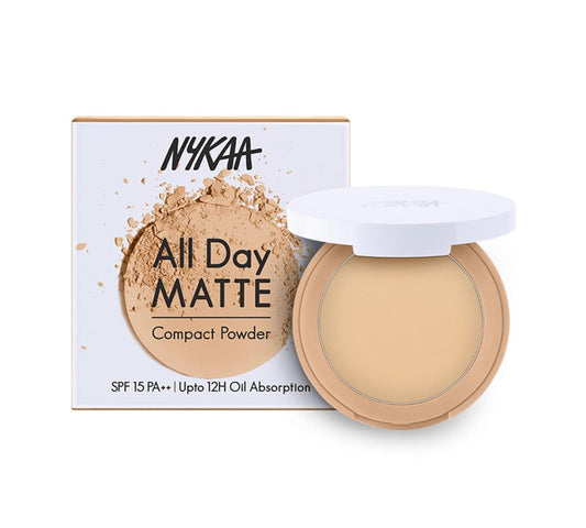 Nykaa All Day Matte Compact Powder - Beige 03(8gm)