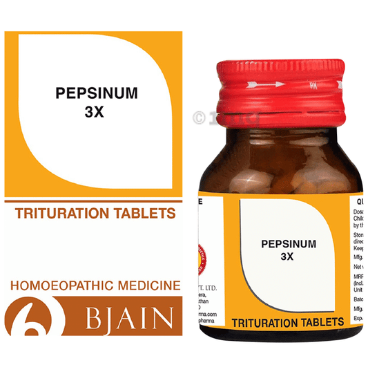 Bjain Homeopathy Pepsinum Trituration Tablets - 3X - 25 Gm