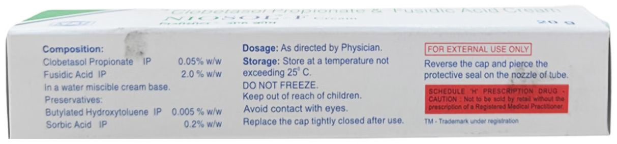 Niosol-F Cream 20 gm Cream