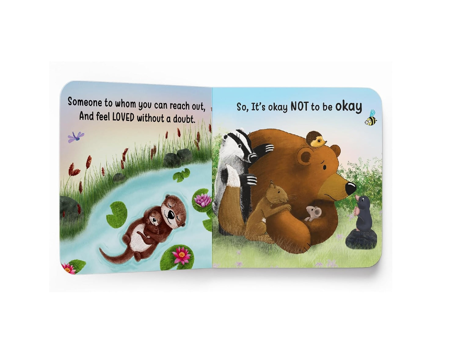 It’s Okay Not to Be Okay – A Gentle Board Book About Feelings for Kids | Hardcover