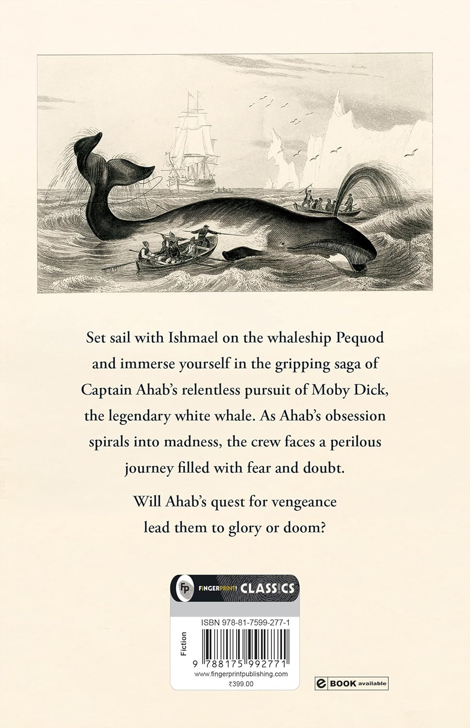 Moby Dick, or, The Whale by Herman Melville – An Epic Sea Adventure | Obsession and Revenge | American Literature | Literary Masterpiece | Themes of Man vs. Nature and the Human Condition | Timeless Classic Paperbac