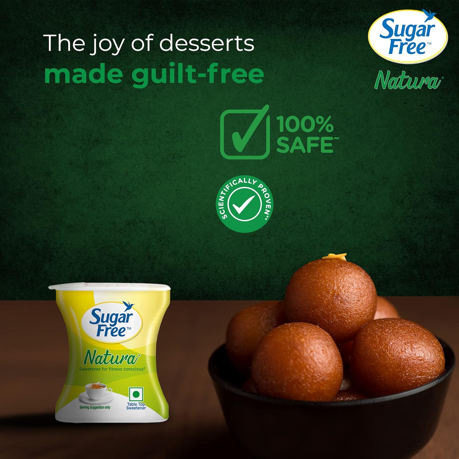 Sugar Free Sugarfree Natura Low Calorie Sweetner - 25.5G( 300 Pellets)