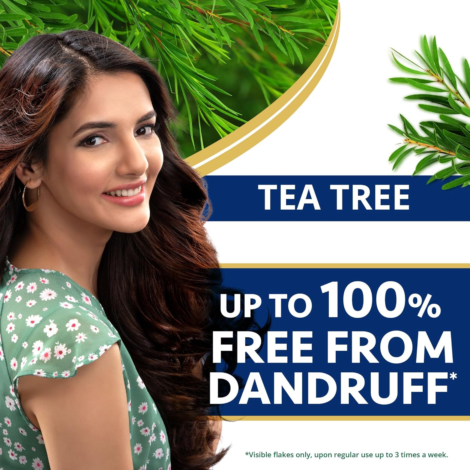 Himalaya Anti-Dandruff Tea Tree Shampoo 340 ml | with Tea Tree oil, Aloe Vera & Natural Proteins | Up to 100% Free From Dandruff | Dermatologically Tested | Non-Drying | For Women & Men