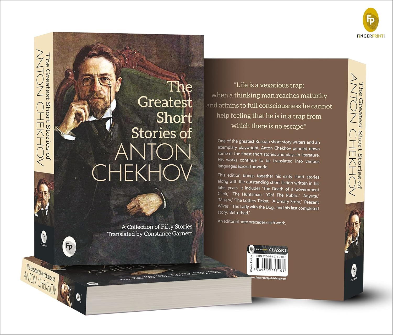 The Greatest Short Stories of Anton Chekhov: A Collection Of Fifty Stories Paperback -Book