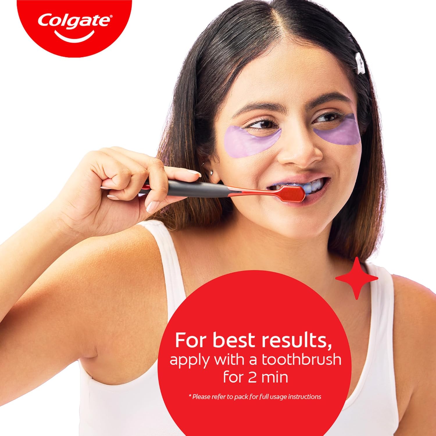Colgate Visible White Purple Toothpaste (100g+20g)