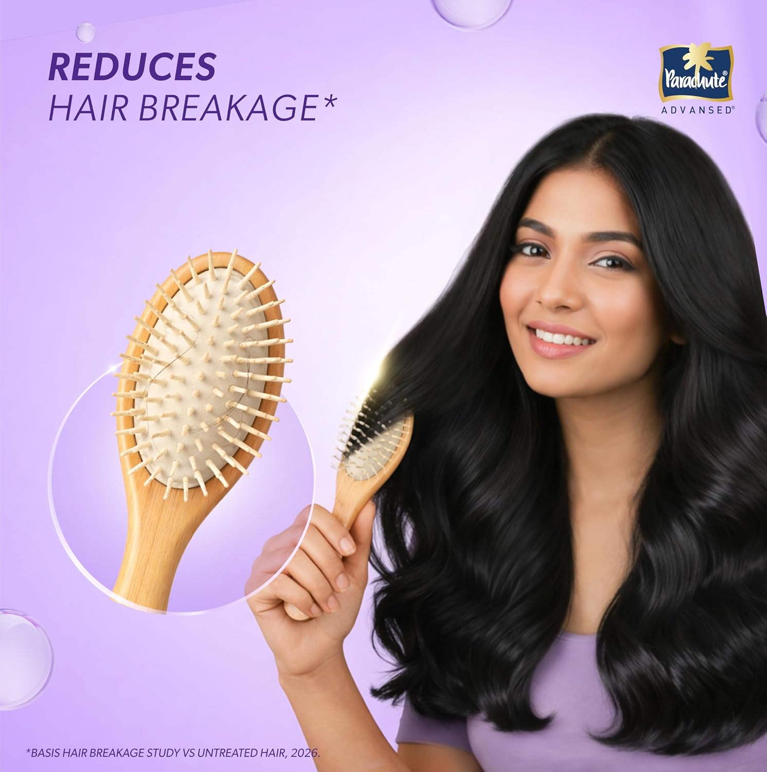 Parachute Advansed Rosemary Water Hair Spray | 100ml | Reduces Hair Breakage* | Non‑Sticky Formula | Natural Shine | Scalp‑Soothing