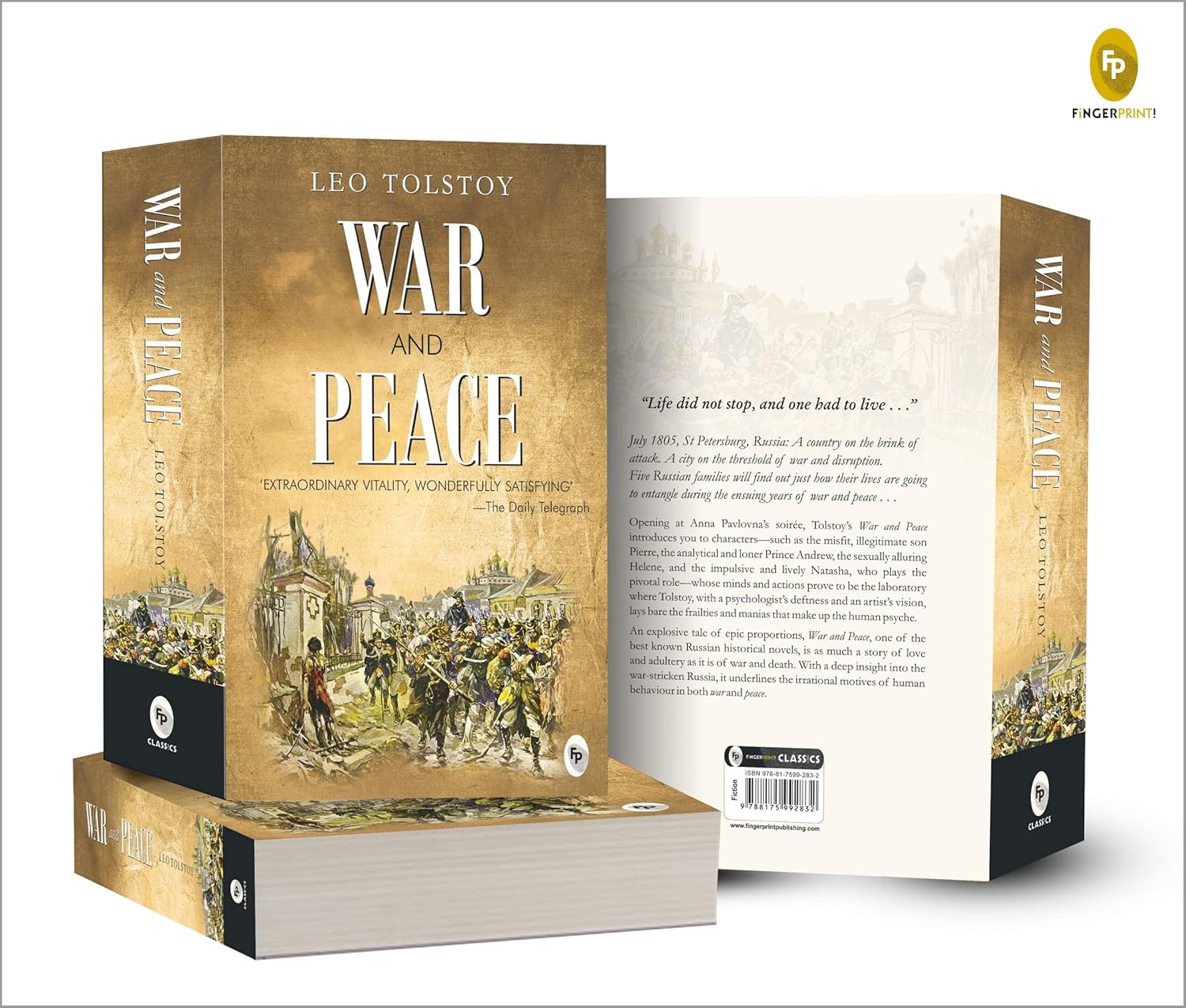 War And Peace by Leo Tolstoy - Russian Literature | Historical Fiction | Napoleonic Wars | Love and War | Tolstoy’s Exploration of Philosophical Themes | A Masterpiece on Cultural Significance | Literary Classics Paperback