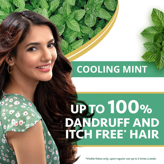 Himalaya Anti-Dandruff Cooling Mint Shampoo | Fights Dandruff | Soothes Scalp & Revives Hair | Enriched with Tea Tree Oil & Mint | For Women & Men | 200ml