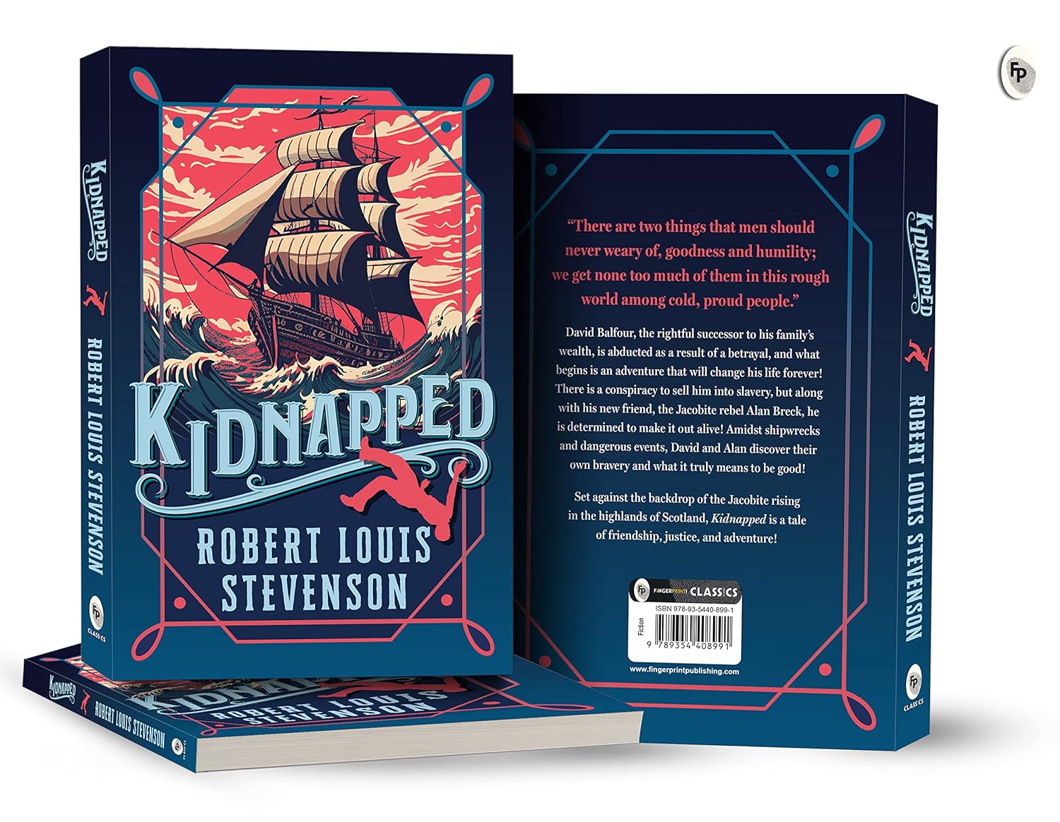 Kidnapped by Robert Louis Stevenson – English | Crime Thriller Novel | Best Classic Adventure Story Book | All-Time Famous Bestseller