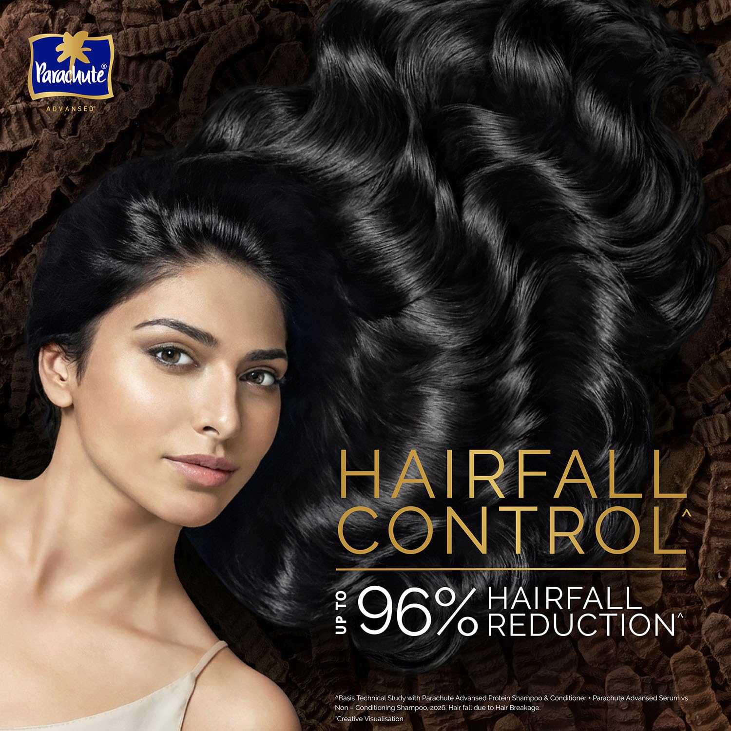 Parachute Advansed Protein Shampoo with Coconut Milk & Shikakai | Up to 96% Hair Fall Reduction & up to 23X Hair Fall Control | Protein Lock Technology | Paraben free | For Men & Women | 650ml