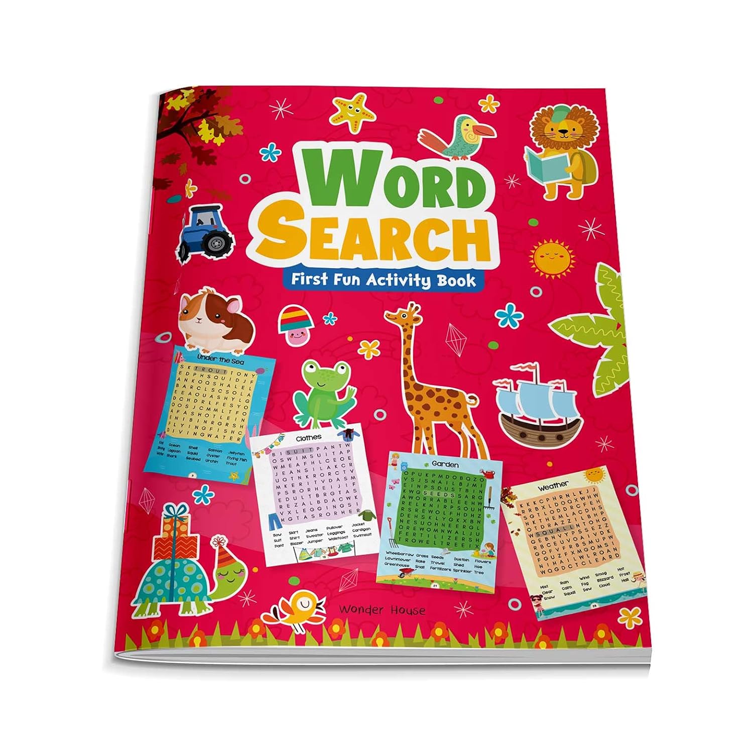 Word Search: First Fun Activity Book for Kids | Beginner Puzzles to Build Vocabulary  | Paperback – Big Book