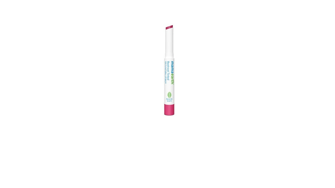 Mamaearth Beetroot Tinted 100% Natural Lip Balm-Natural Pink - 2 gm