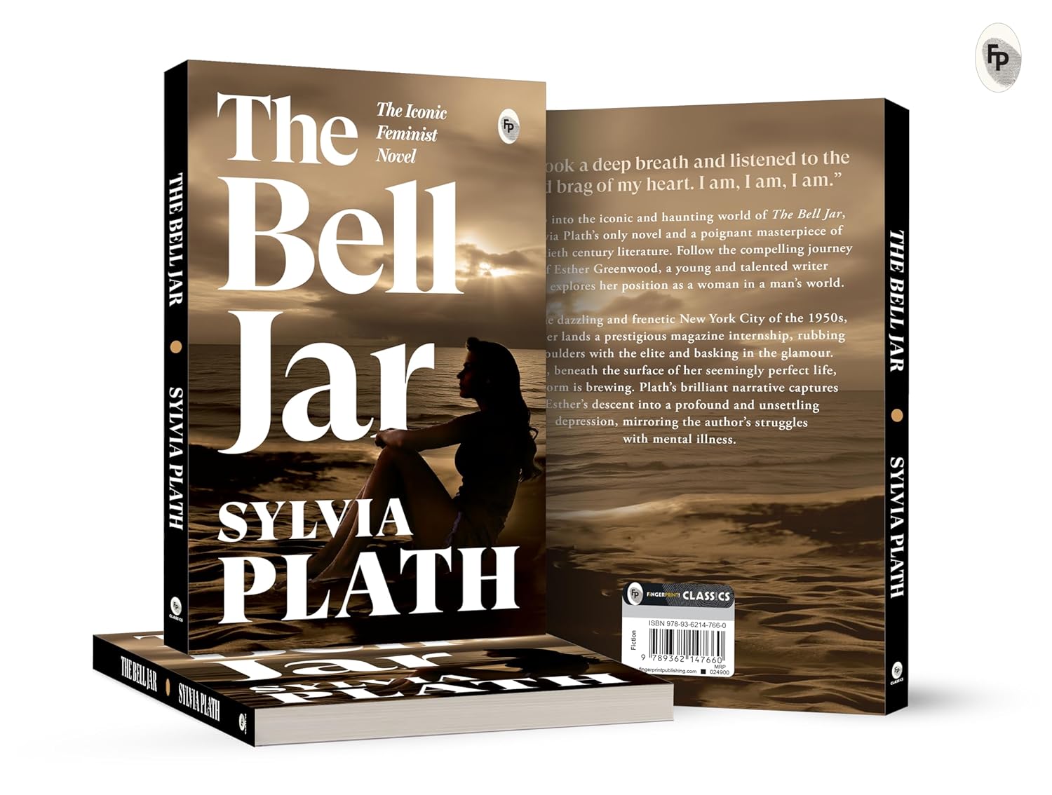 The Bell Jar by Sylvia Plath Paperback-Book