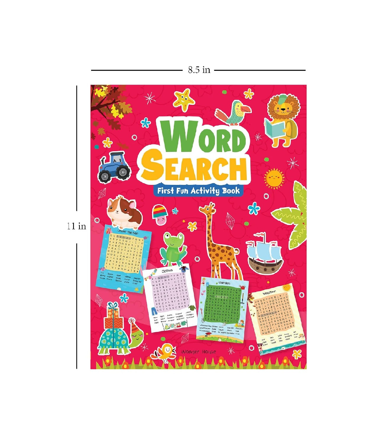Word Search: First Fun Activity Book for Kids | Beginner Puzzles to Build Vocabulary  | Paperback – Big Book