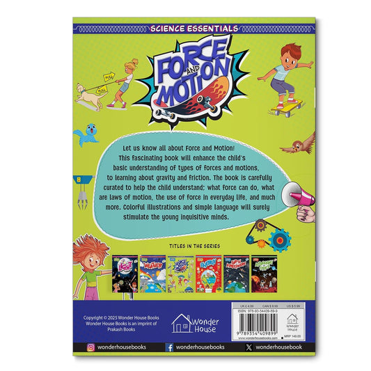 Science Essentials : Science Made Easy : Force And Motion Hardcover Book