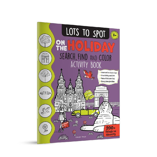Lots to Spot On The Holiday: Search, Find and Color Activity Book