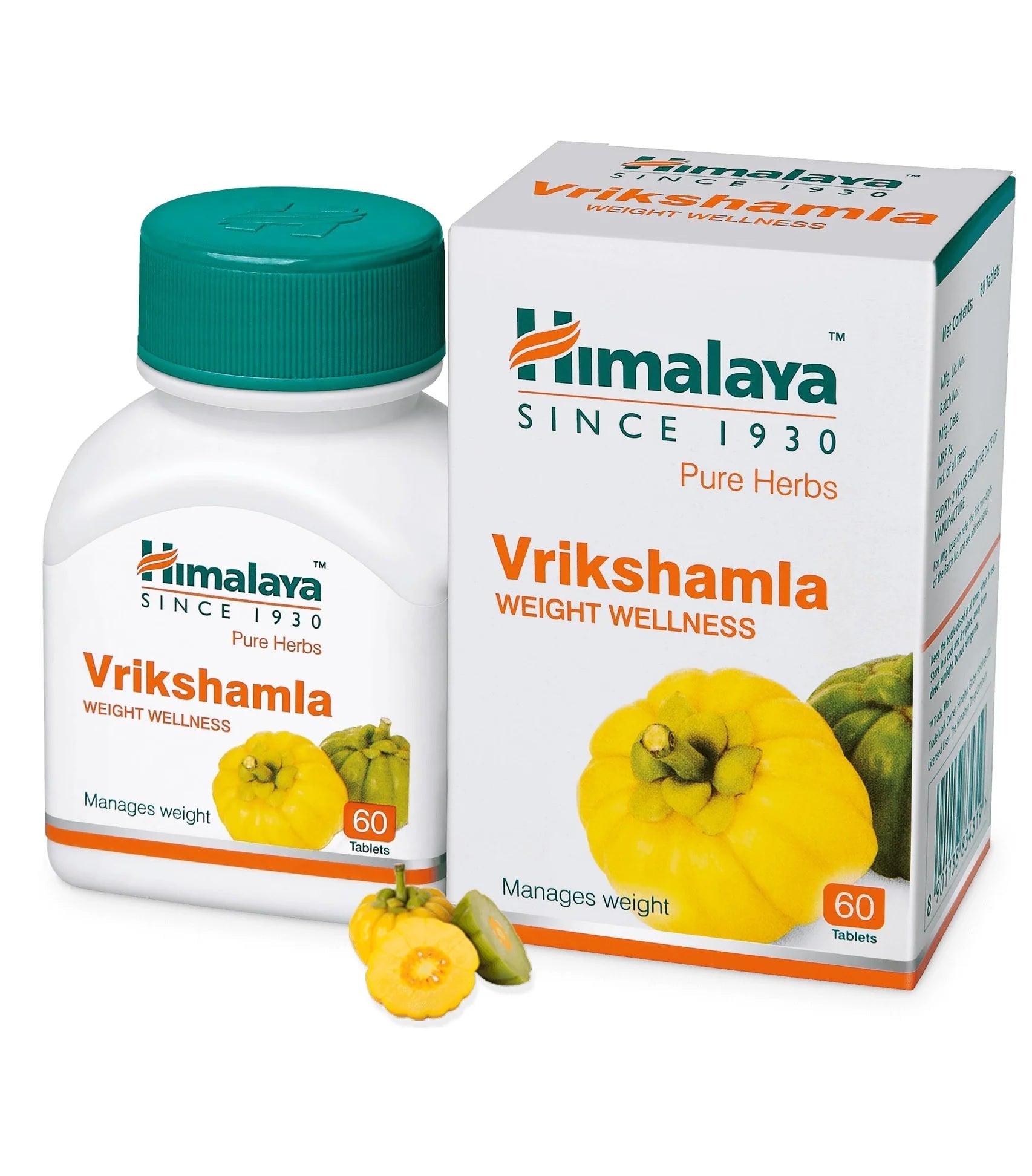 Himalaya Wellness Pure Herbs Vrikshamla Weight Wellness - Pack of 2 - 60 tabs