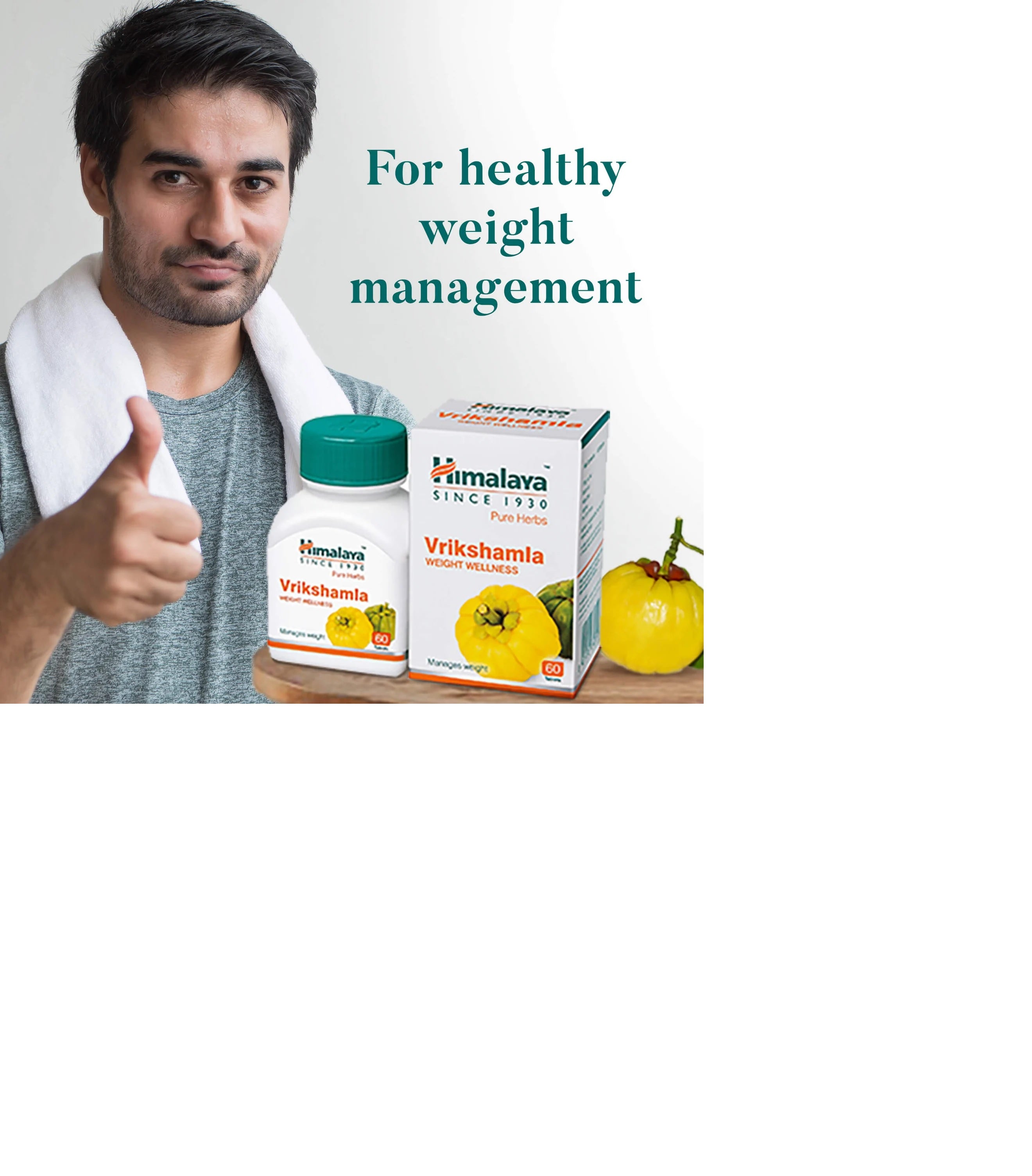 Himalaya Wellness Pure Herbs Vrikshamla Weight Wellness - Pack of 2 - 60 tabs