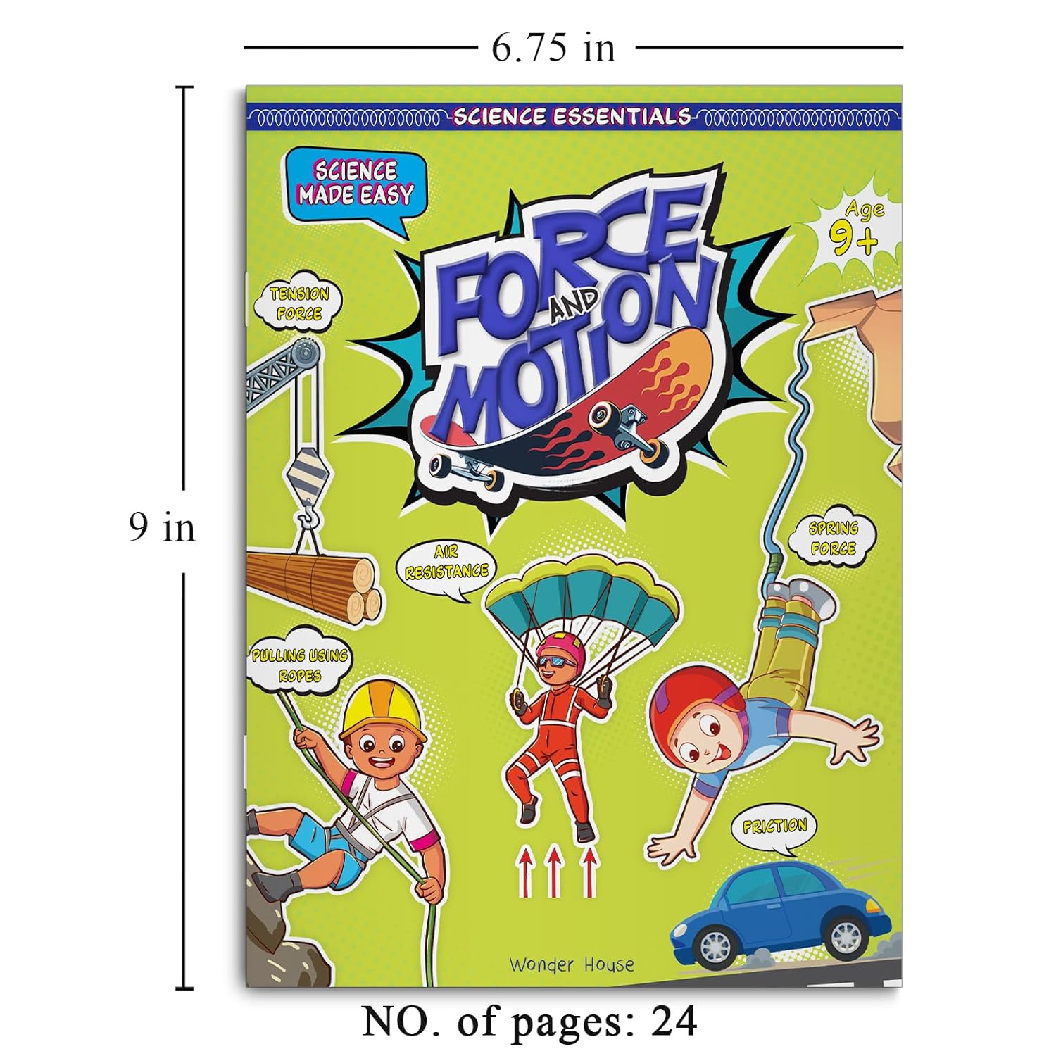 Science Essentials : Science Made Easy : Force And Motion Hardcover Book