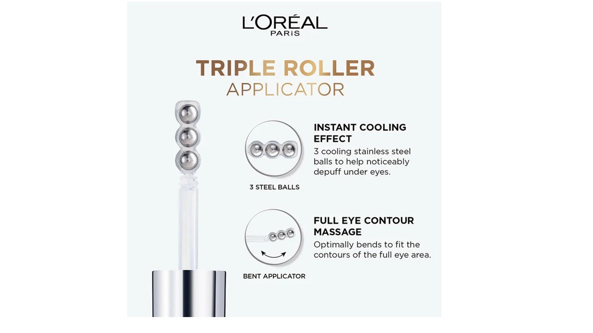 LOreal Paris Glycolic Bright Dark Circle Eye Serum With 3% [Glycolic + Vit Cg + Niacinamide] 20 ml