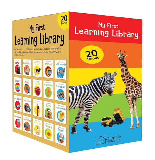 My First Learning Library: Boxset of 20 Board Books for Kids