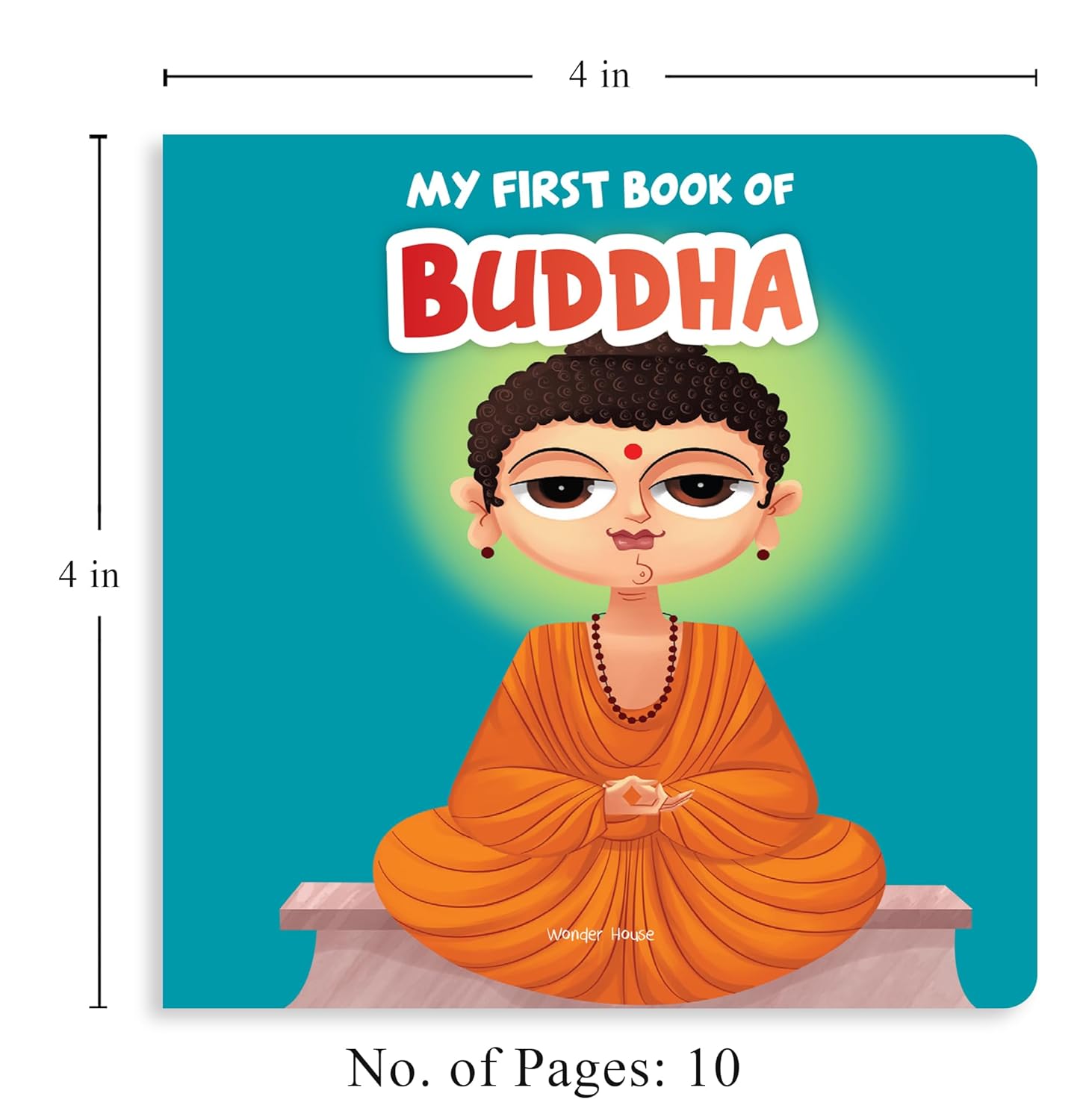 My First Book of Buddha – Illustrated Board Book for Kids Book