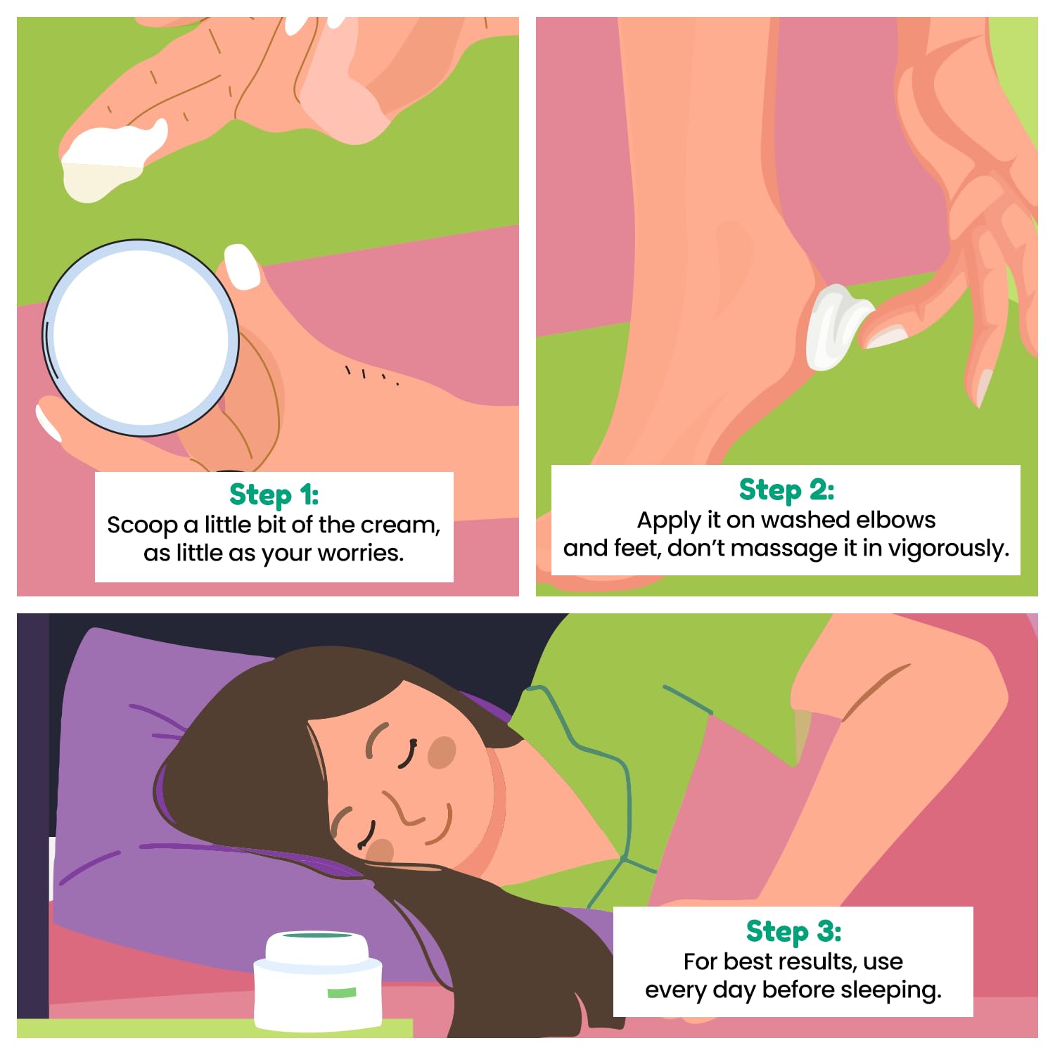 Cipla Evexpert Foot and Elbow Cream 50g | Deeply Moisturizes and Softens Feet & Elbow Skin | Infused with Goodness of Turmeric and Menthol