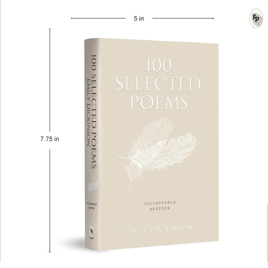 100 Selected Poems, Emily Dickinson: Collectable edition  (Hardbound) Book