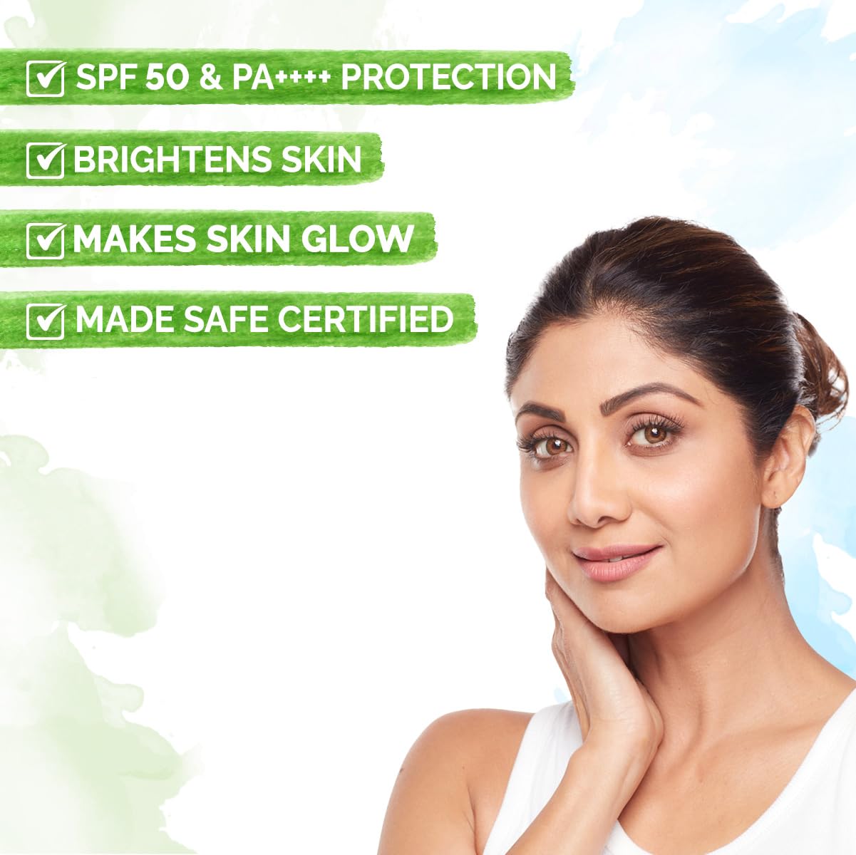 Mamaearth Vitamin C Daily Glow Sunscreen SPF 50 PA+++ for Sun Protection & Glow - 50 gm