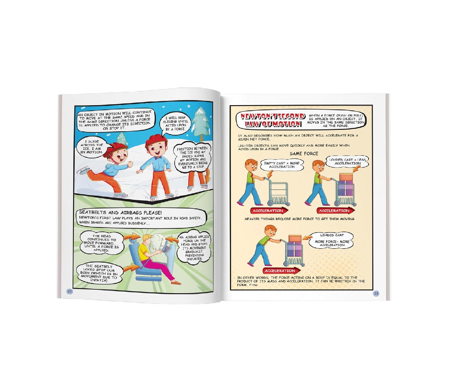 Science Essentials : Science Made Easy : Force And Motion Hardcover Book
