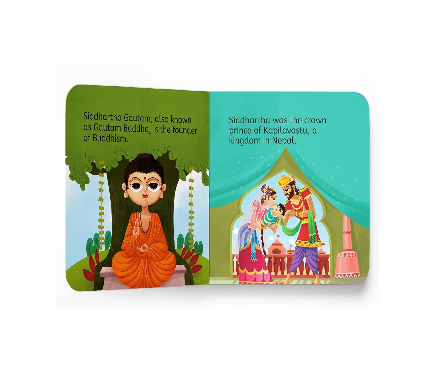My First Book of Buddha – Illustrated Board Book for Kids Book