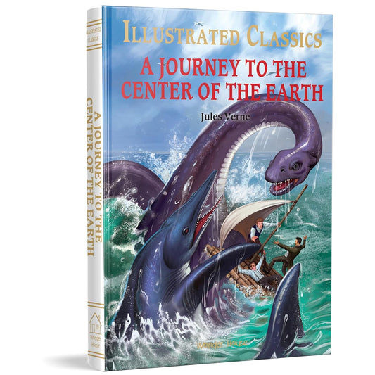 Journey To The Center of The Earth: Illustrated Abridged Children Classics English Novel With Review Questions (Hardback) Book