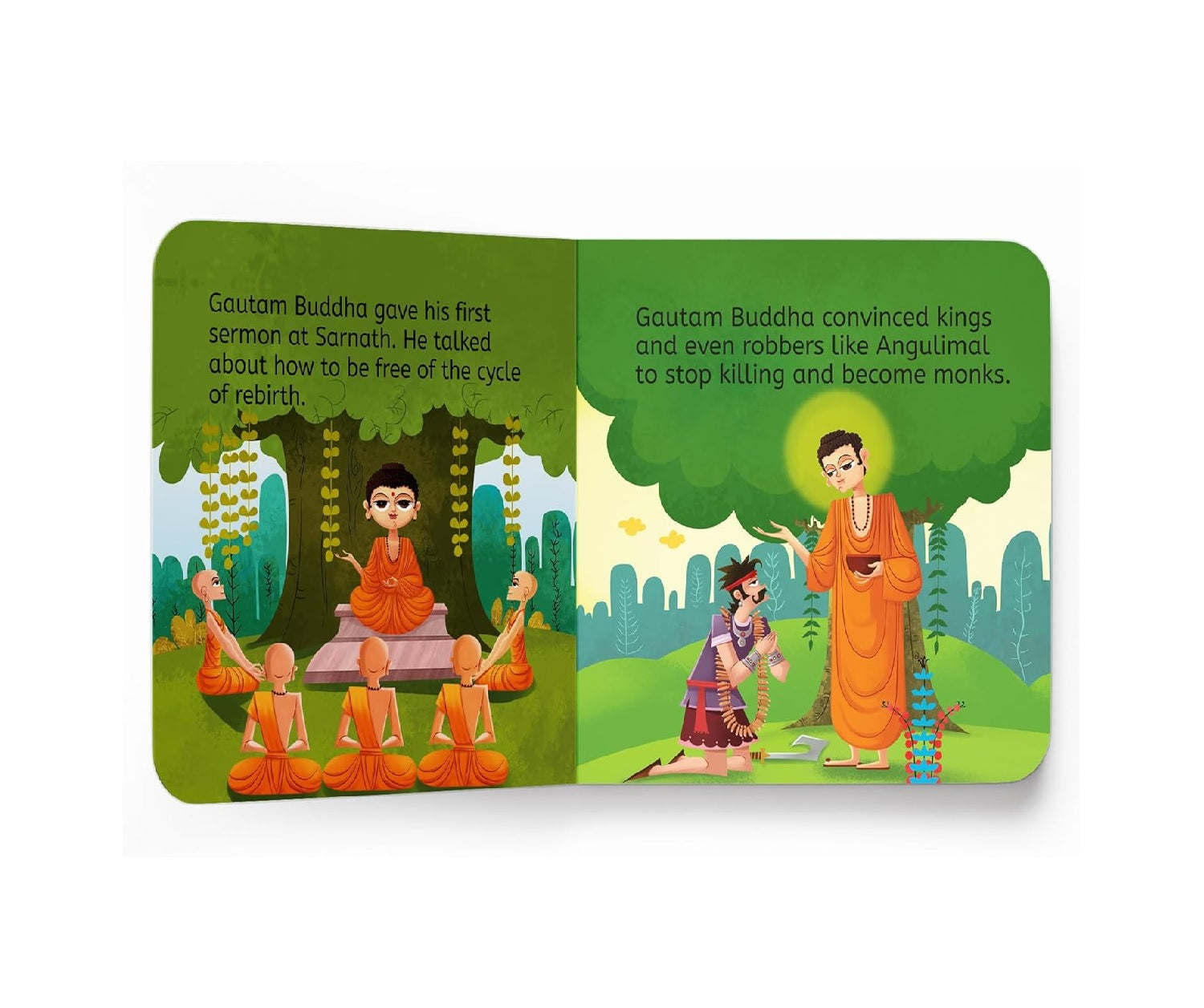 My First Book of Buddha – Illustrated Board Book for Kids Book