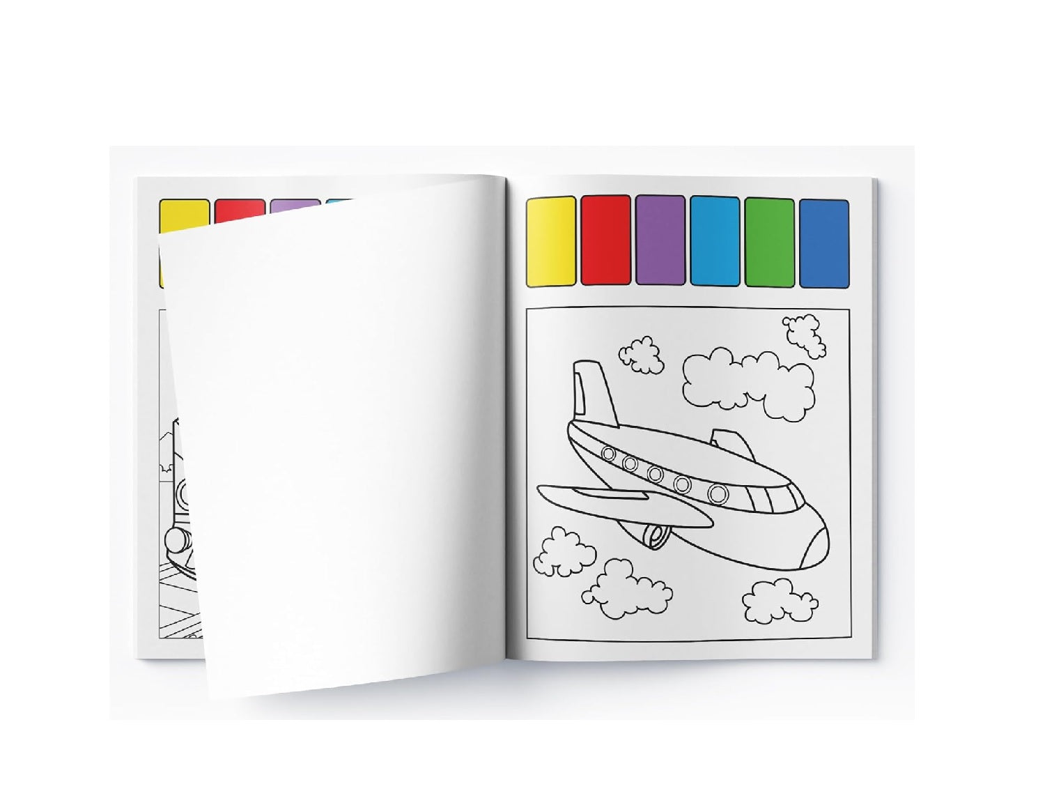Pick and Paint Coloring Activity Book For Kids: Vehicles Paperback – Coloring Book