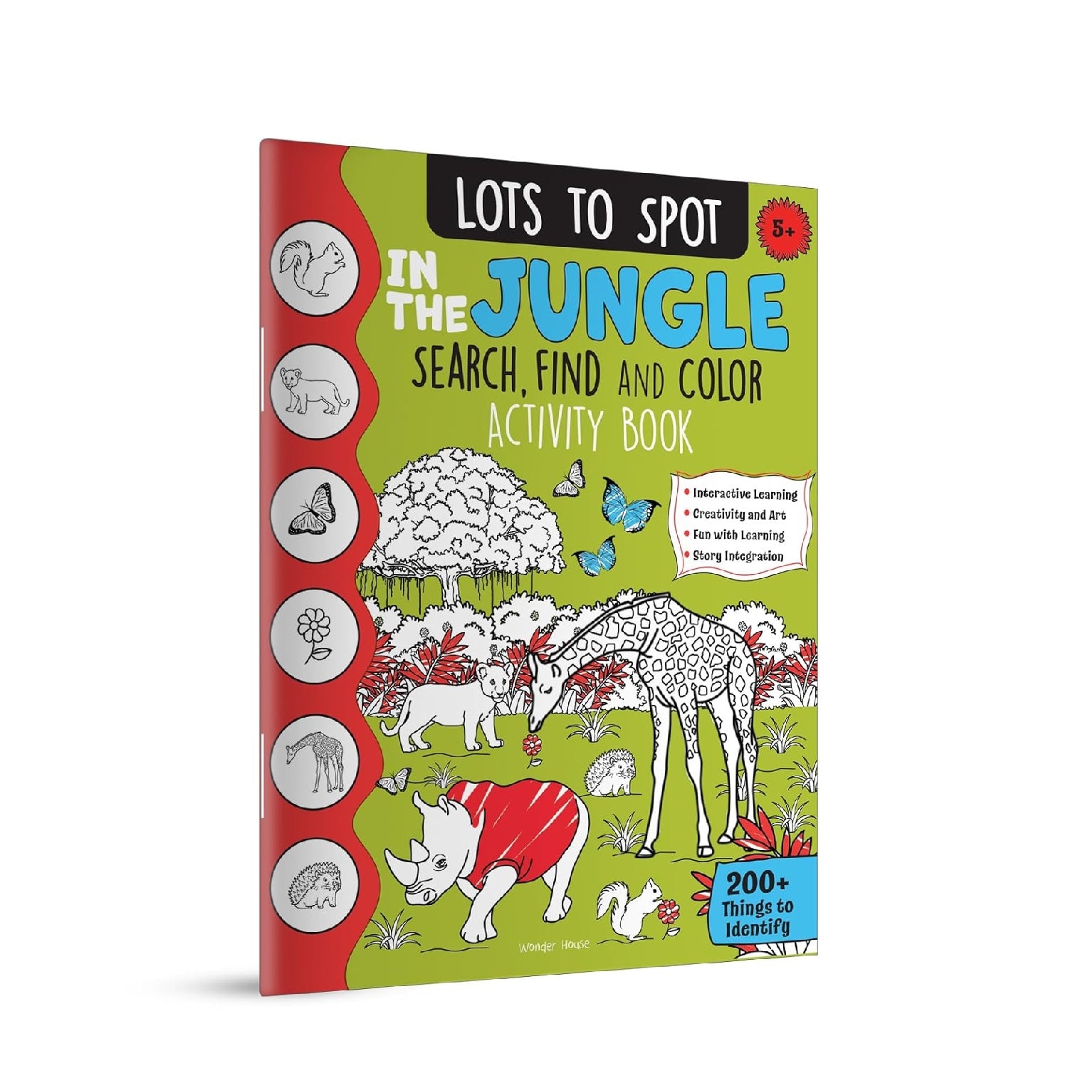Lots to Spot In The Jungle: Search, Find and Color Activity Book