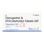 DESOLON-30 (21 Tablets Pack) Desogestrel Ethinylestradiol Tablets USP