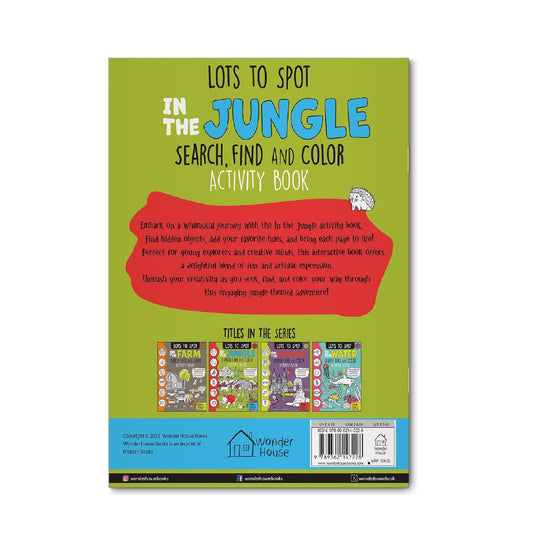 Lots to Spot In The Jungle: Search, Find and Color Activity Book