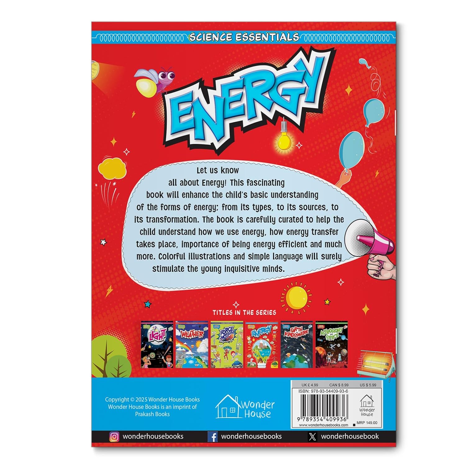 Science Essentials : Science Made Easy : Energy Hardcover  Book